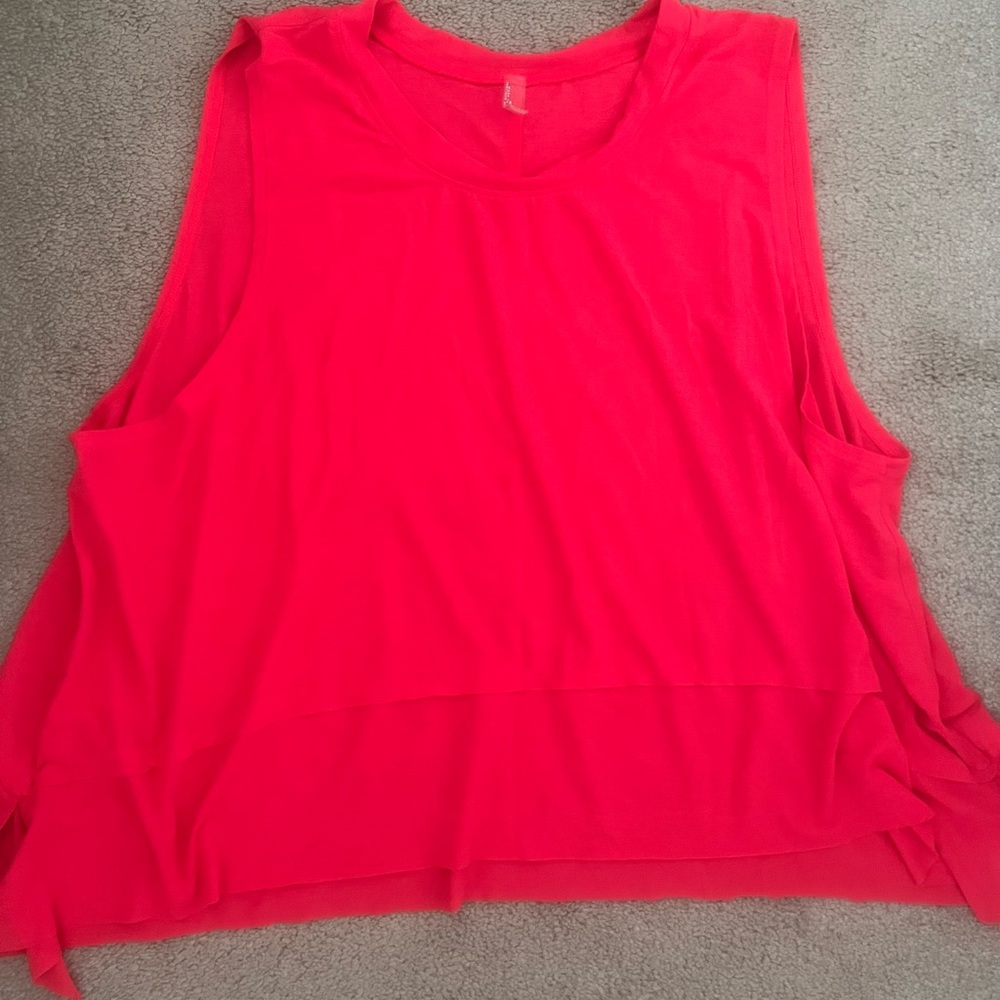 Women's Sleeveless pink Top